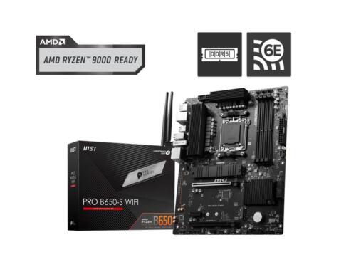 MSI PRO B650-S ATX Motherboard WIFI AM5 AMD Ryzen 7000 DDR5 Bluetooth