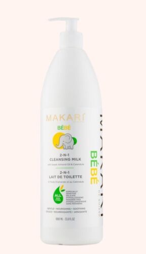 Makari Baby Cleansing Milk 33.8 fl. Oz. – Soothing, Moisturizing Bath Time Body