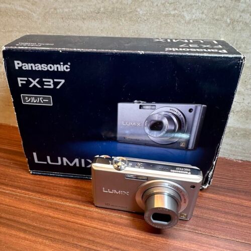 Panasonic LUMIX FX DMC-FX37-T Digital Camera From Japan