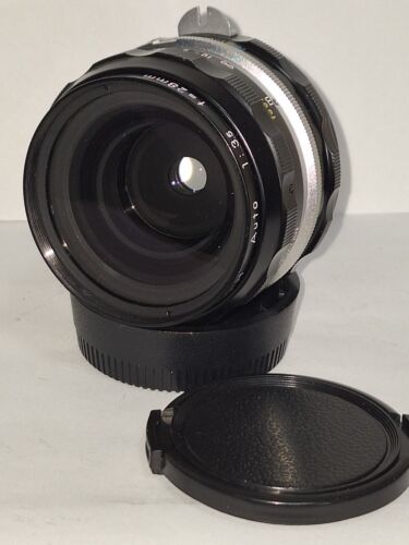 Near MINT Nikon NIKKOR-H Auto 28mm F3.5 Ai Converted Camera Lens Japan