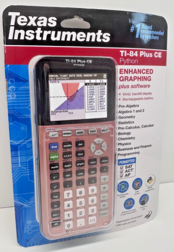 Texas Instruments TI-84 Plus CE Python Graphing Calculator – Rose Gold