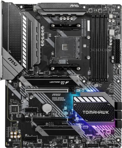 MSI MAG B550 TOMAHAWK AM4 AMD B550 PCIe4.0 DualLAN ATX Motherboard