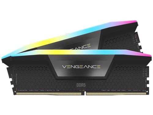 CORSAIR Vengeance RGB 16GB (2 x 8GB) 288-Pin PC RAM DDR5 5200 (PC5 41600) Deskto