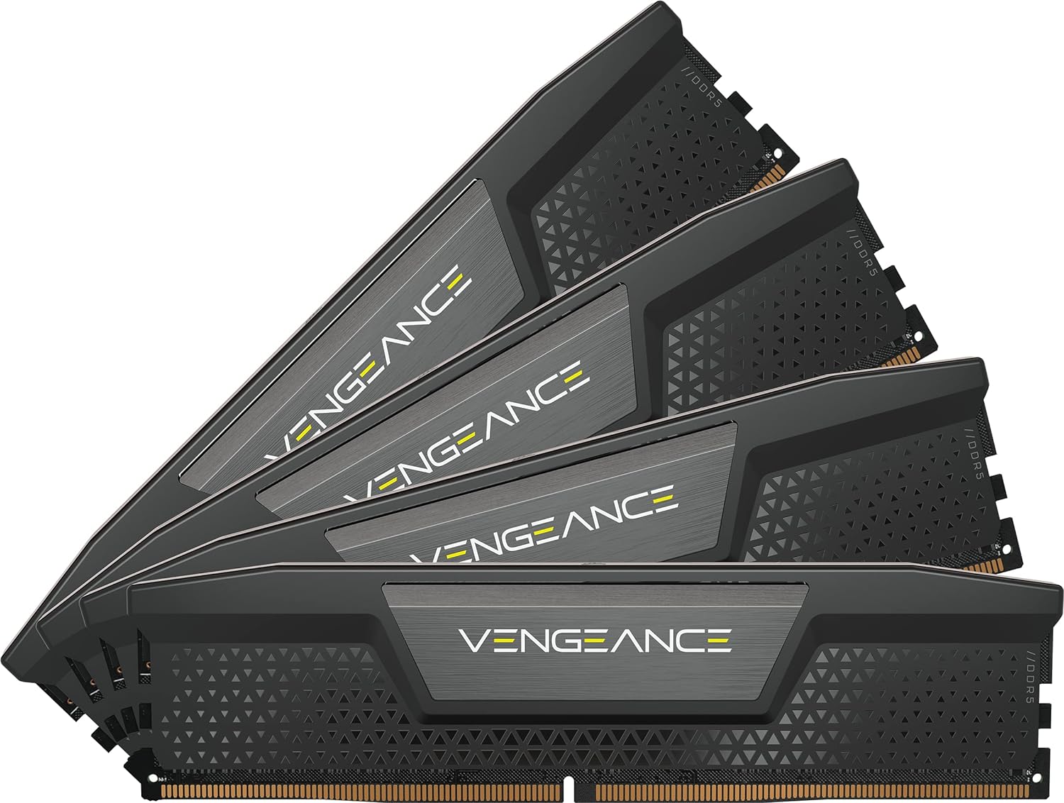 CORSAIR VENGEANCE DDR5 RAM 64GB (4x16GB) 6600MHz CL32 Intel XMP iCUE Compatible Computer Memory – Black (CMK64GX5M4B6600C32)