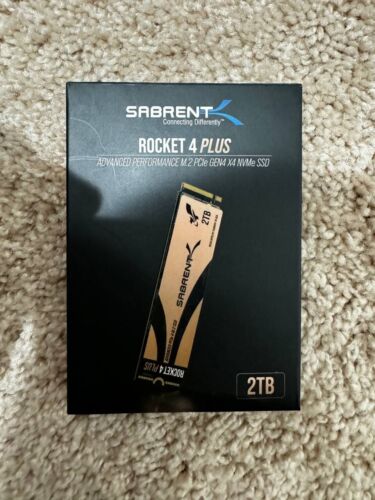 Sabrent 2TB Rocket 4 PLUS NVMe 4.0 Gen4 PCIe M.2 Internal SSD 2TB (SB-RKT4P-2TB)