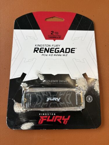 Kingston FURY Renegade 2TB PCIe Gen 4.0 NVMe M.2 SFYRD/2000G 7300 MB/s