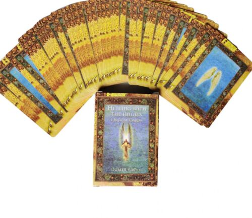 Healing With The Angels Oracle: small reprint version 44 Cards & pdf guide NEW