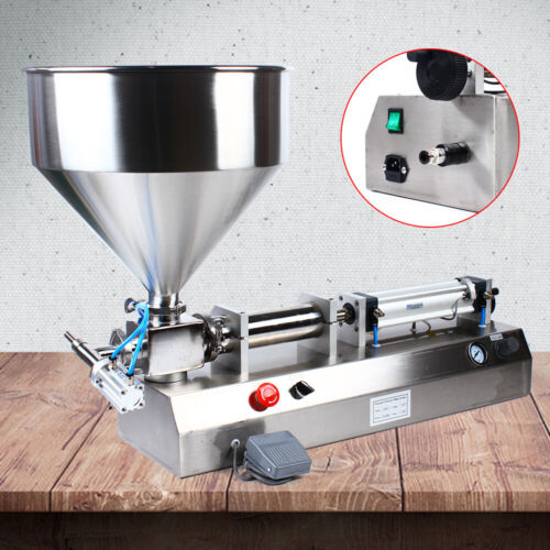 50-500ml Semi-automatic Pneumatic Liquid Filling Machine Paste Shampoo Filler