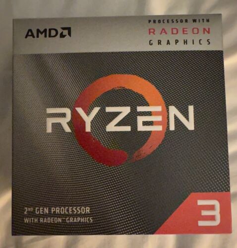 AMD Ryzen 3 3200G 4-Core Desktop CPU Processor with Radeon Graphics