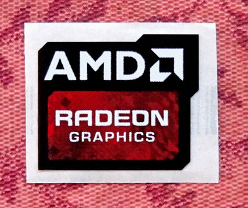 AMD Radeon Graphics Sticker 16.5 x 19.5mm 2013 Version Case Badge