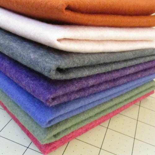 Merino Wool Blend Felt 35%Wool/65% Rayon – Made in USA – 1/4 yard off the bolt