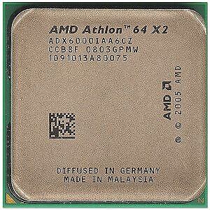 AMD Athlon 64 X2 6000+ Windsor 3.0GHz 2 x 1MB L2 Cache Socket AM2 125W Dual-Core