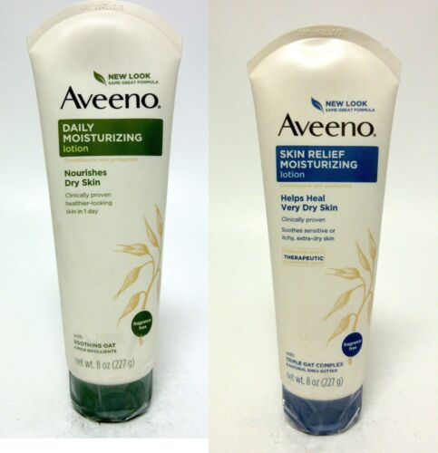 Aveeno – Skin Relief Moisturizing Lotion and Daily Moisturizing Lotion (2-pack)