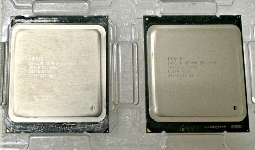 Matched Pair Intel Xeon E5-2680  2.7GHz 8-Core LGA2011 CPU/Processor SR0KH