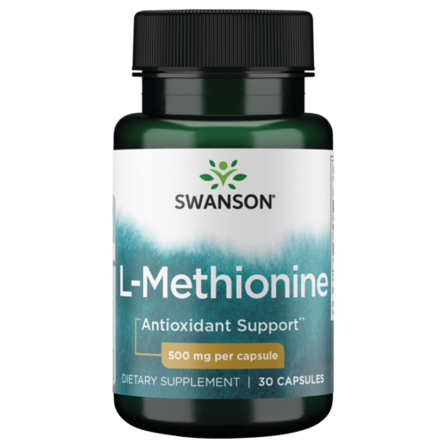 Swanson 100% Pure L-Methionine 500 mg 30 Capsules