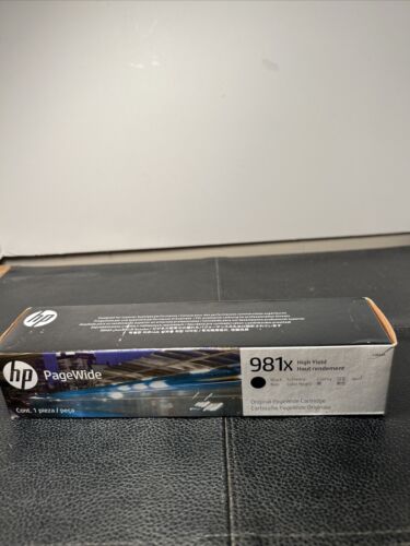 HP Inc. HP 981X (L0R10A) BLACK High-Yield Original Ink Cartridge NEW