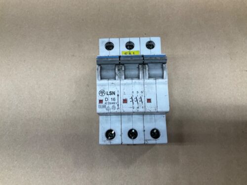 OEZ LSN D16 Circuit Breaker LSN D 16 230/400V 16A 3-Pole #66E53