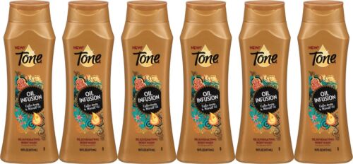 LOT OF (6) TONE OIL INFUSION REJUVENATING BODY WASH, 16 OUNCE