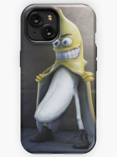 NEW! Funny Flashing Banana iPhone Samsung Google Pixel Tough Case