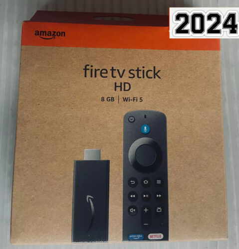 2024 NEW Release Amazon Fire TV Stick HD TV Remote Alexa Voice Control NIB