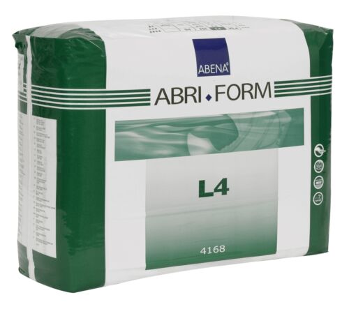 Abena Abri-Form Comfort Briefs, Plastic Backed, Large, L4, 72 Count (2 Cases)