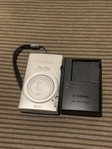 Canon PowerShot ELPH 110 HS Silver Digital Camera 16.1MP 5x Zoom Tested