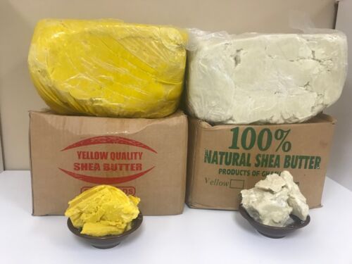 100% RAW AFRICAN SHEA BUTTER Unrefined Organic Pure GHANA Choose SIZE And COLOR