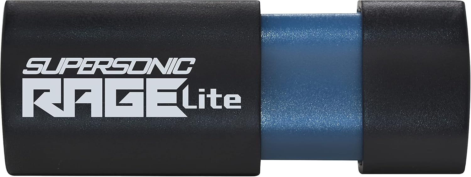 Patriot Supersonic Rage Lite USB 3.2 Gen 1 Flash Drive – 64GB – PEF64GRLB32U