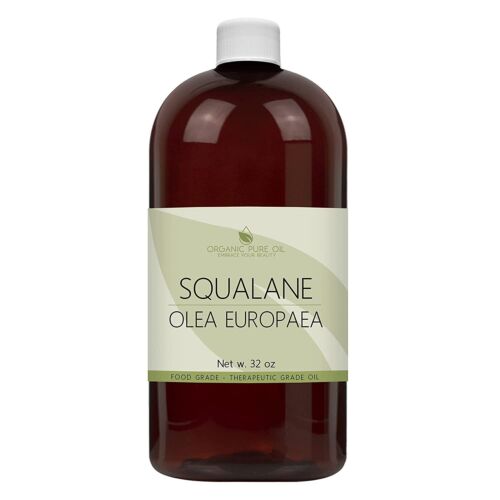 Squalane oil 100% pure organic from olives non-gmo 32 oz bulk quart skin hair