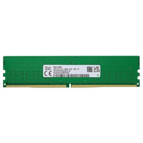 SK Hynix 16GB DDR5 5600MHz PC5-44800 1RX8 UDIMM DesktoMemory Ram HMCG78AGBUA081N