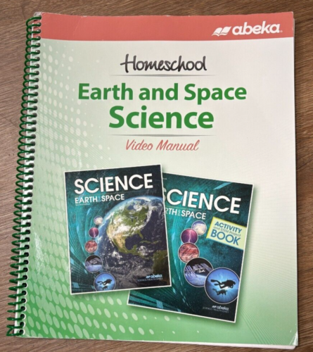 Abeka Homeschool Earth and Space Science video manual  grade 8