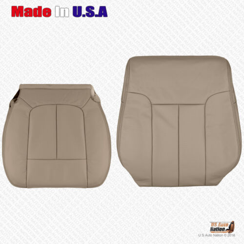 2011 2012 2013 2014 Ford F150 Driver Bottom & Top Perforated Leather Cover Tan