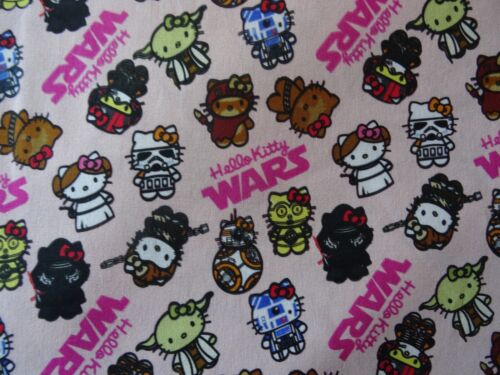 hello kitty cotton fabric 55 inch width by the half yard