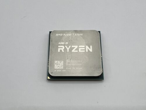 AMD 100-100000263 Ryzen 7 5700G 8 Core 3.8GHz CPU for Parts/Not Working Read