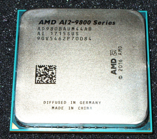 AMD 3.8 GHZ  A12-9800 QUAD CORE PROCESSOR NO.  AD980BAUM44AB, FM4,  US SELLER