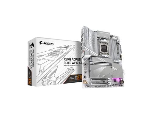 GIGABYTE X870 AORUS ELITE WIFI7 ICE AM5 LGA 1718, ATX, DDR5, 4x M.2, PCIe 5.0,