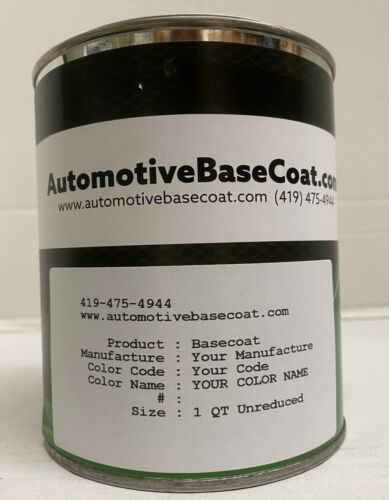 FORD BASECOAT PAINT **UNREDUCED** PICK YOUR COLOR- 1 Quart