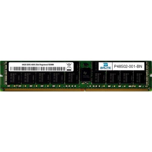 P48502-001 – HPE Compatible 64GB PC5-38400 DDR5-4800Mhz 2Rx4 ECC RDIMM