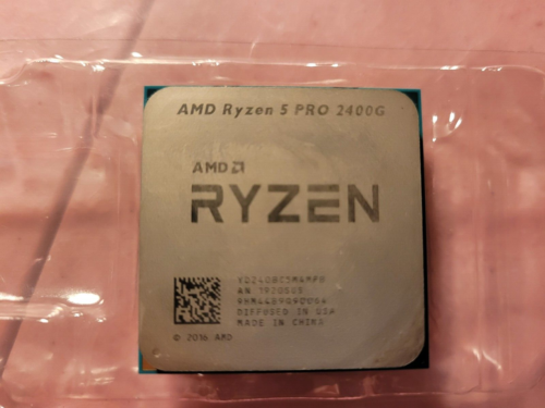 AMD Ryzen 5 PRO 2400G 3.6GHz 4C/8T 4MB 65W AM4 YD240BC5M4MFB Processor CPU