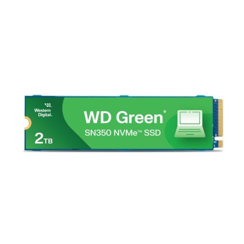 2TB WD Green SN350 NVMe Internal SSD Solid State Drive – Gen3 PCIe, QLC, M.2 …