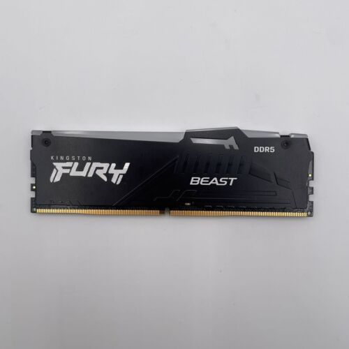 Kingston FURY Beast RGB 16GB 5600MT/s DDR5 Desktop Memory KF556C40BBA-16