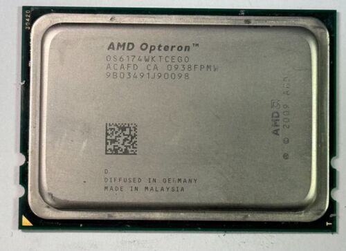 AMD Opteron 6174 CPU 2.20 GHz 12-Core 12MB Socket G34 Server K10 OS6174WKTCEGO