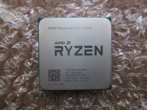 AMD Ryzen 5 PRO 2400G 3.6GHz Quad Core 65W AM4 64-bit Processor YD240BC5M4MFB