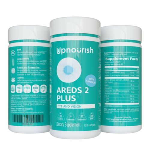 AREDS 2 Eye Vitamins for Macular Degeneration, Dry eye & Eye Fatigue