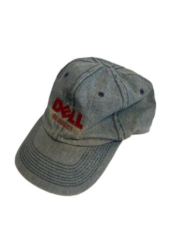 Vintage Dell Computers Denim Hat Cap