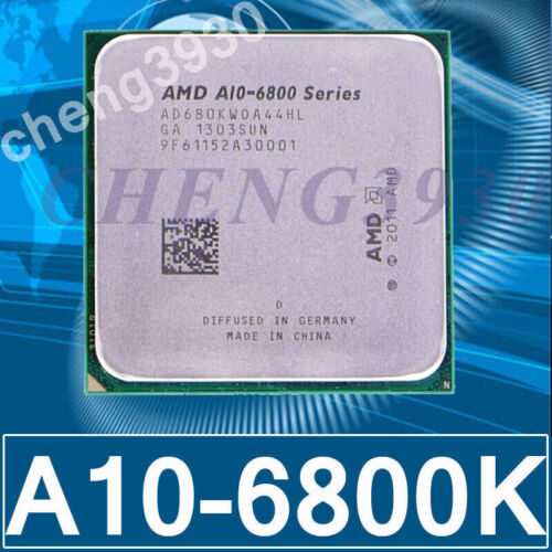 AMD A10-6800K CPU Quad-Core 4.1GHz Socket FM2 Processor