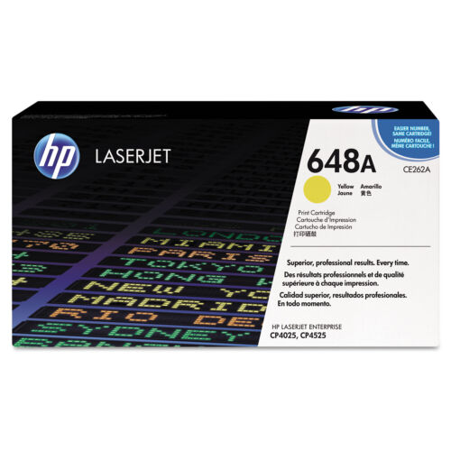 HP Inc. HP 648A (CE262A) Yellow Original LaserJet Toner Cartridge