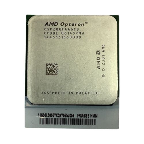 AMD Dual Core Opteron 280 2.4Ghz S940 CPU OSP280FAA6CB