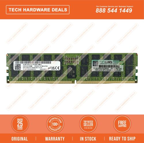 P64707-B21    HPE 64GB (1x64GB) Dual Rank x4 DDR5-5600 CAS-46-45-45 EC8 Register