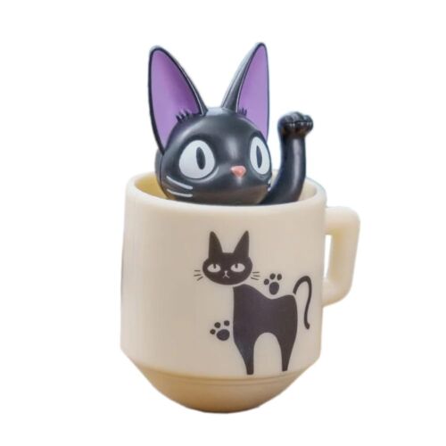 Ensky Kiki’s Delivery Service Jiji In Teacup Rolly Poly Self Righting NEW